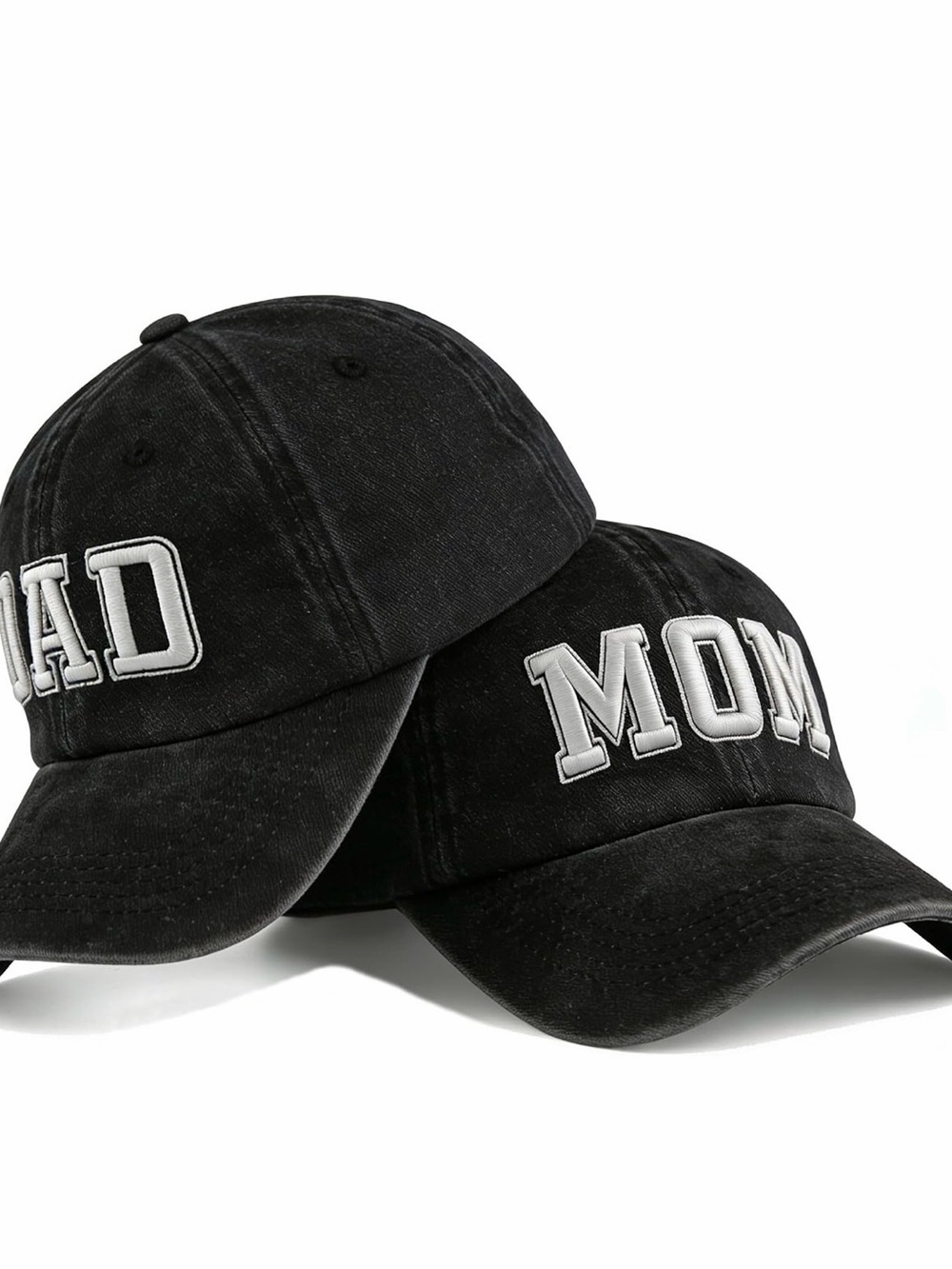 Mom and Dad Hats Mothers Day Dad Mom Gifts Hat Embroidered Adjustable Baseball